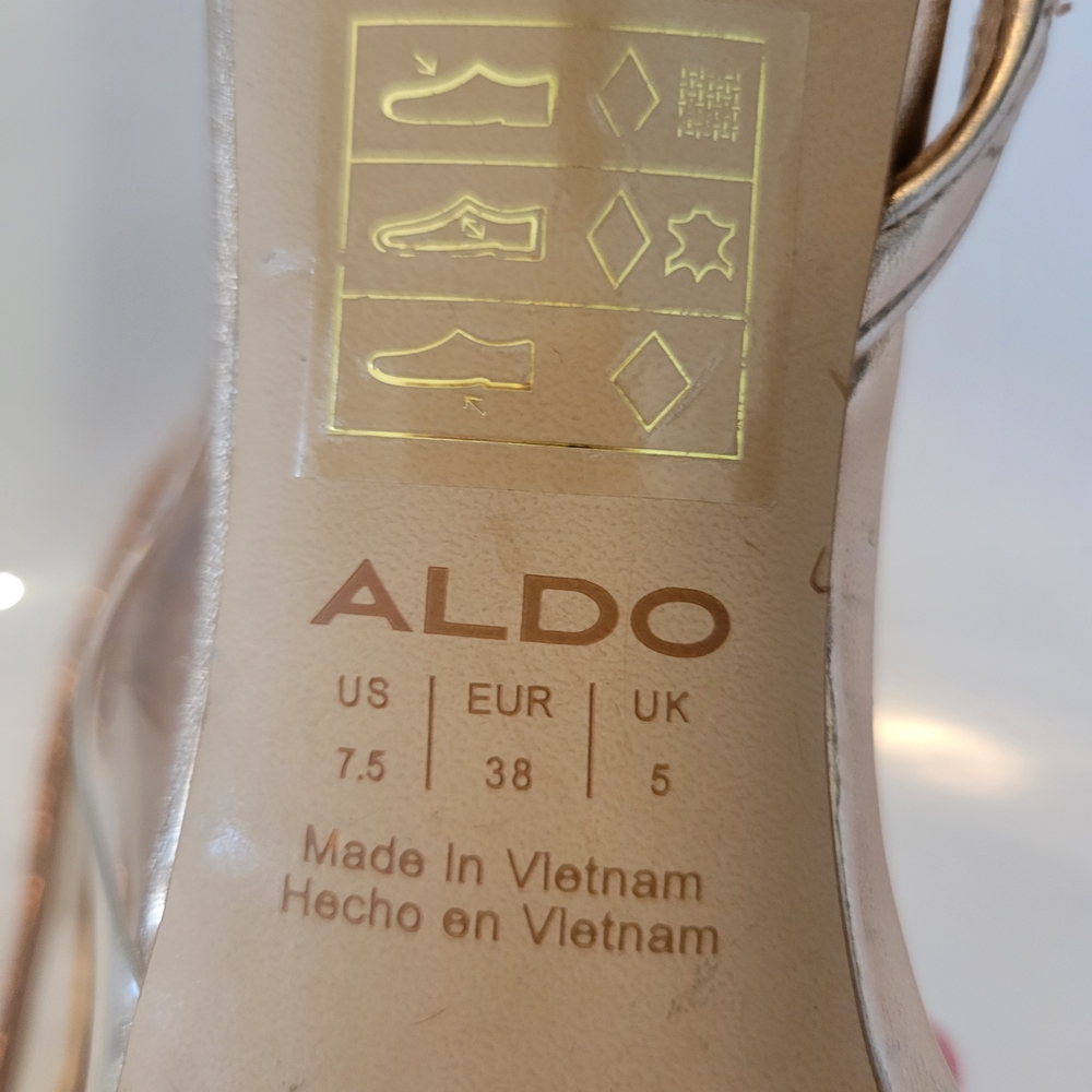 ALDO Twist Strap Sling Back Shoe Sz. 7.5 - Picture 13 of 14